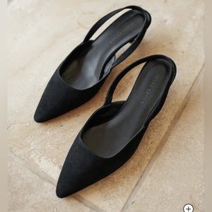 JENNI KAYNE Suede Kitten Heel (Black 39) NWT